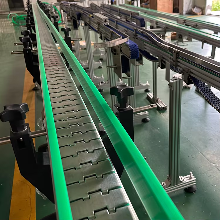 Stainless steel chain plate conveyor